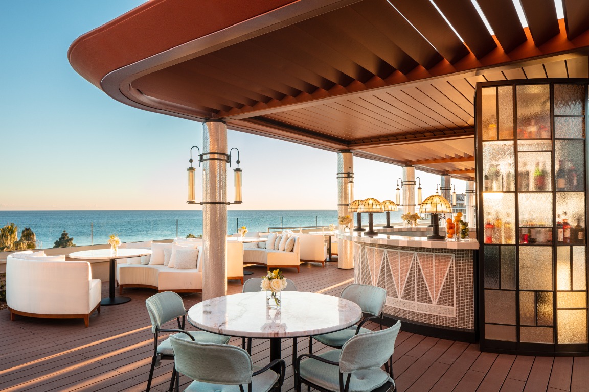 Terrasse de l’hôtel Anantara Le Seen à Nice